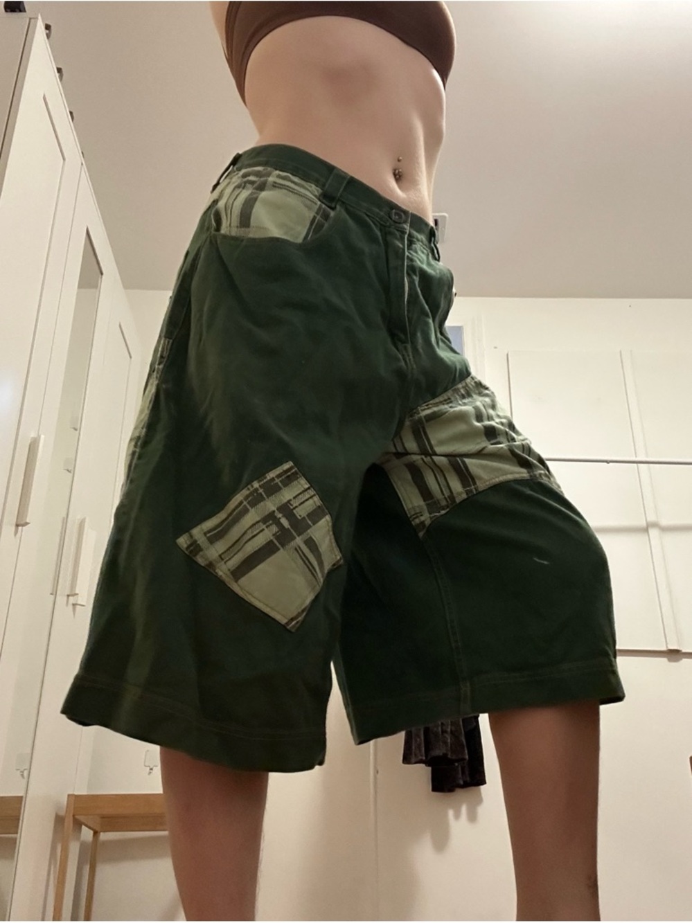 vintage wide leg crop pants